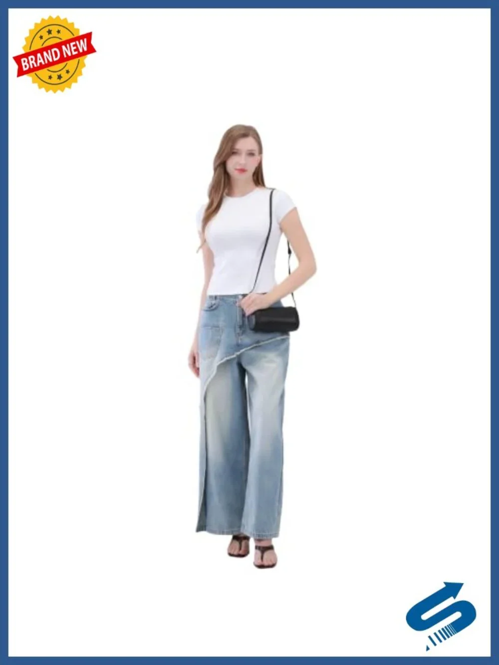 Mini Leather Crossbody Hobo Bag with Adjustable Strap